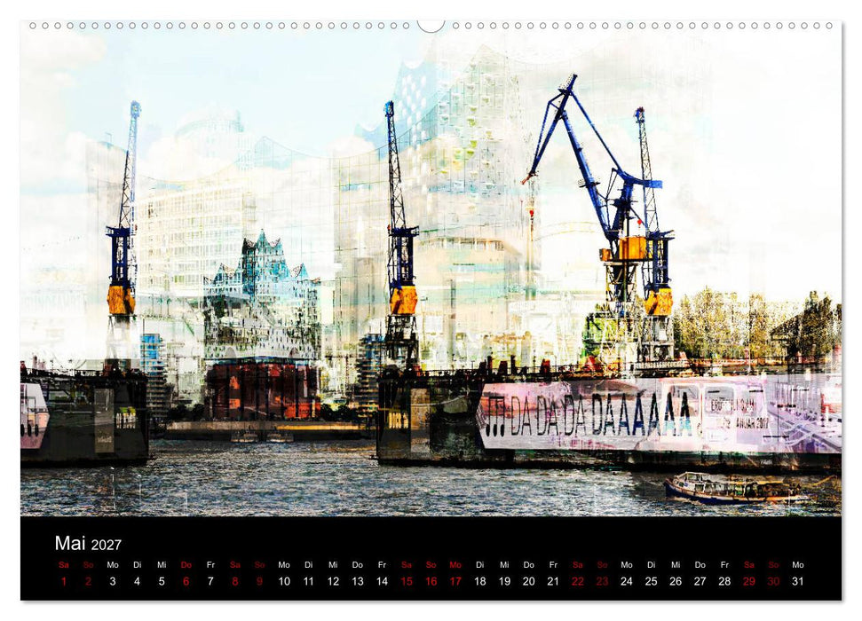 Elbphilharmonie-ARTig (CALVENDO Wandkalender 2027)