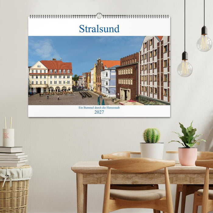 Ein Bummel durch die Hansestadt Stralsund (CALVENDO Wandkalender 2027)