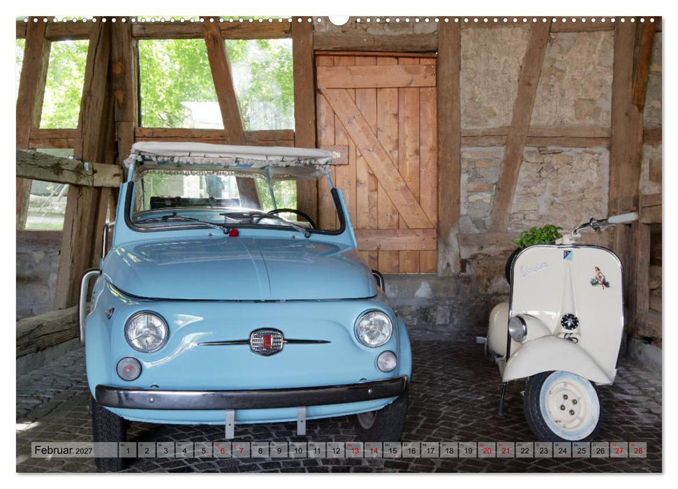 Cinquecento Der kleine Italiener - 60 Jahre zeitloses Kultobjekt (CALVENDO Premium Wandkalender 2027)