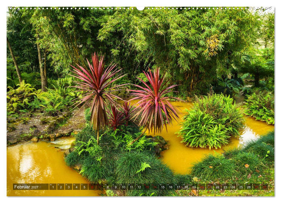 Terra Nostra Garten - ein botanisches Juwel auf den Azoren (CALVENDO Wandkalender 2027)