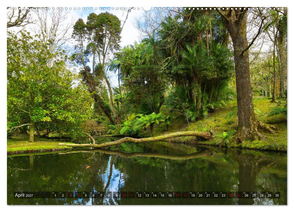 Terra Nostra Garten - ein botanisches Juwel auf den Azoren (CALVENDO Wandkalender 2027)
