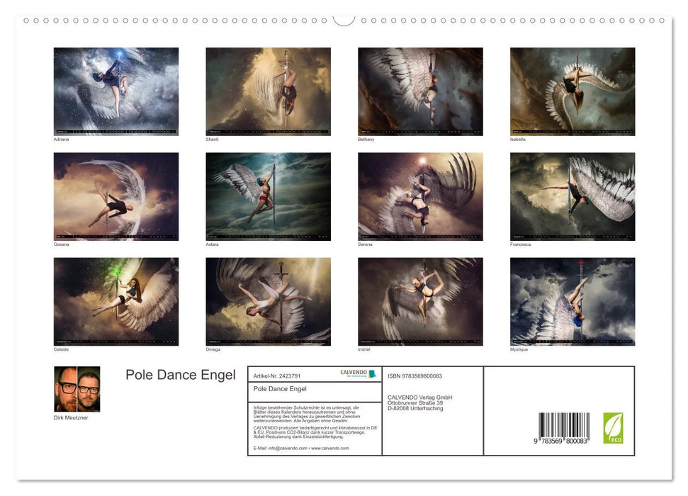 Pole Dance Engel (CALVENDO Premium Wandkalender 2027)