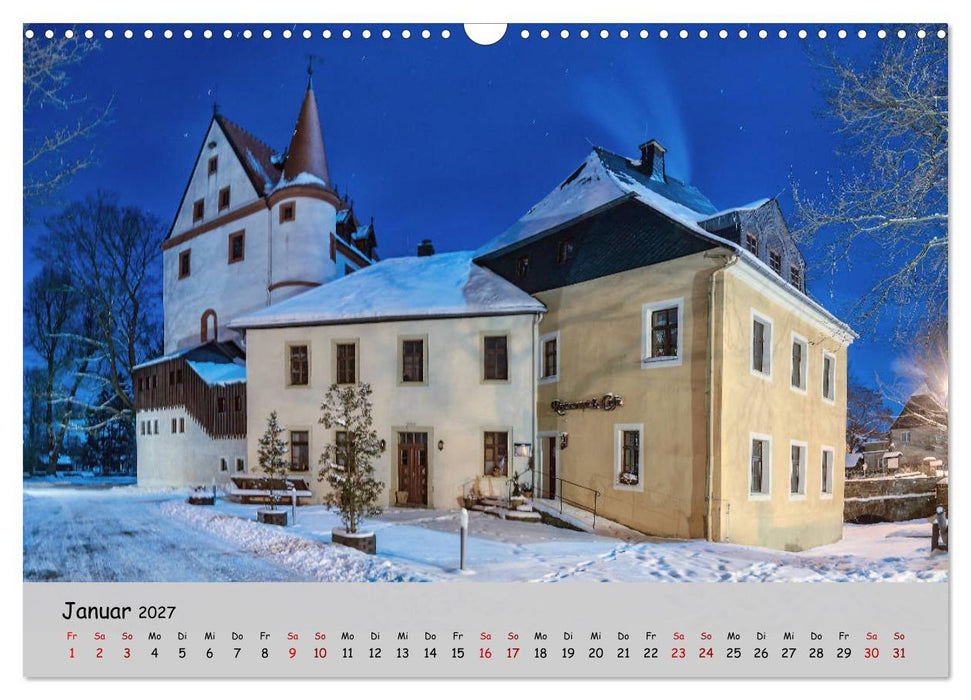Historisches Erzgebirge (CALVENDO Wandkalender 2027)