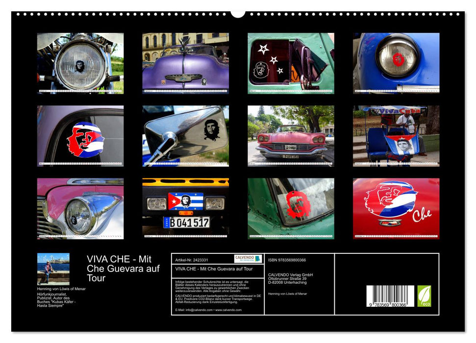 VIVA CHE - Mit Che Guevara auf Tour (CALVENDO Premium Wandkalender 2027)