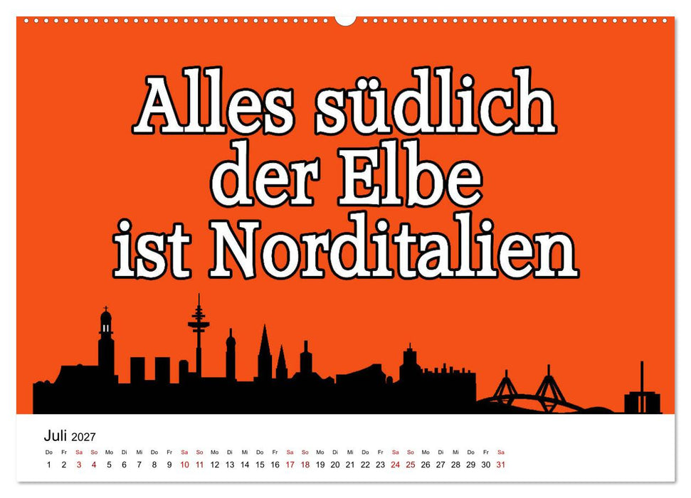 Hamburger Schnack (CALVENDO Premium Wandkalender 2027)