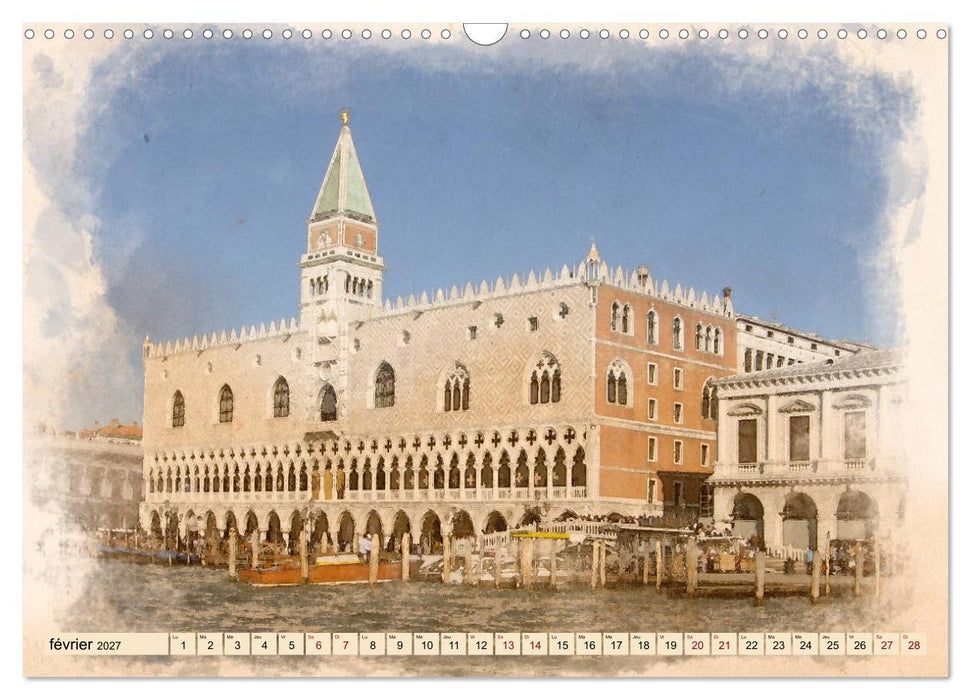 Venise l'éternelle (CALVENDO Calendrier mensuel 2027)