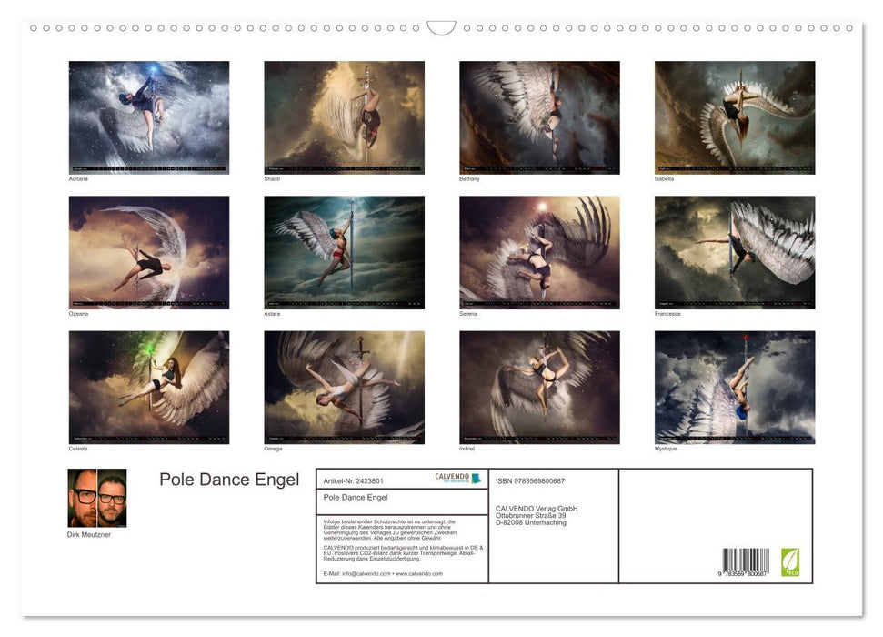 Pole Dance Engel (CALVENDO Wandkalender 2027)