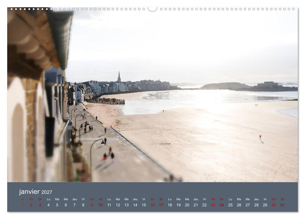 Sillonnez la plage (CALVENDO Calendrier supérieur 2027)