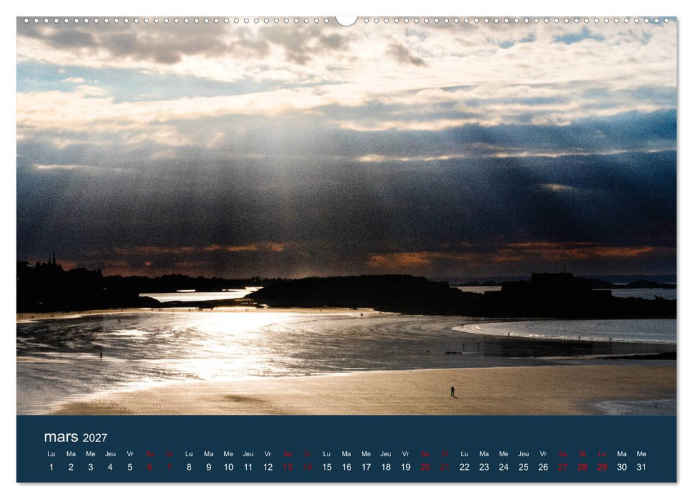 Sillonnez la plage (CALVENDO Calendrier supérieur 2027)