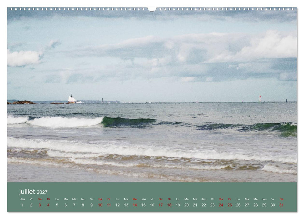 Sillonnez la plage (CALVENDO Calendrier supérieur 2027)