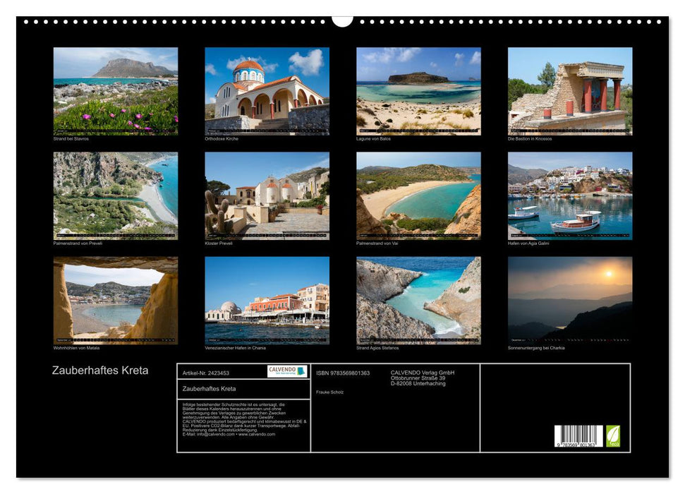 Zauberhaftes Kreta (CALVENDO Wandkalender 2027)