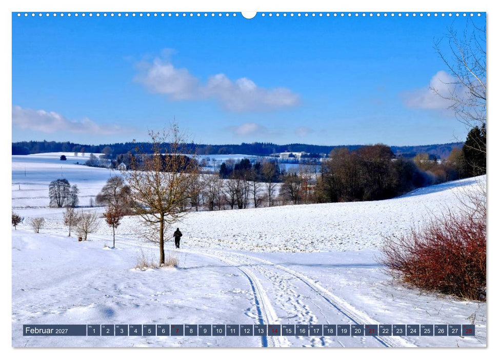 Wiesen Wälder Weiher. Der Naturpark Augsburg-Westliche Wälder (CALVENDO Premium Wandkalender 2027)