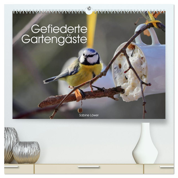 Gefiederte Gartengäste (CALVENDO Premium Wandkalender 2027)