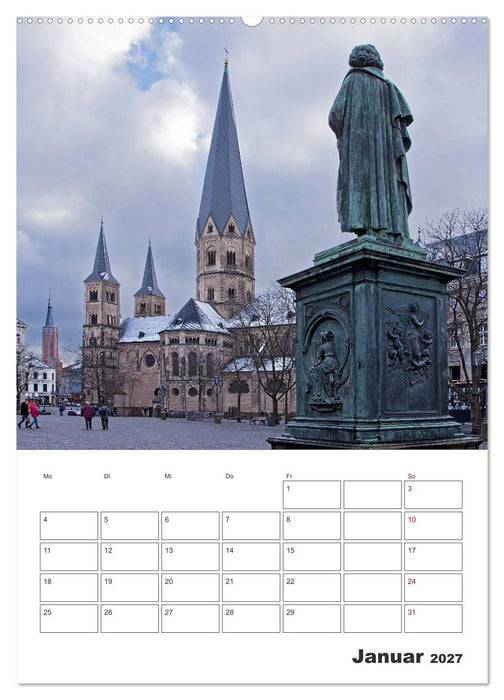 Beethovenstadt Bonn (CALVENDO Wandkalender 2027)