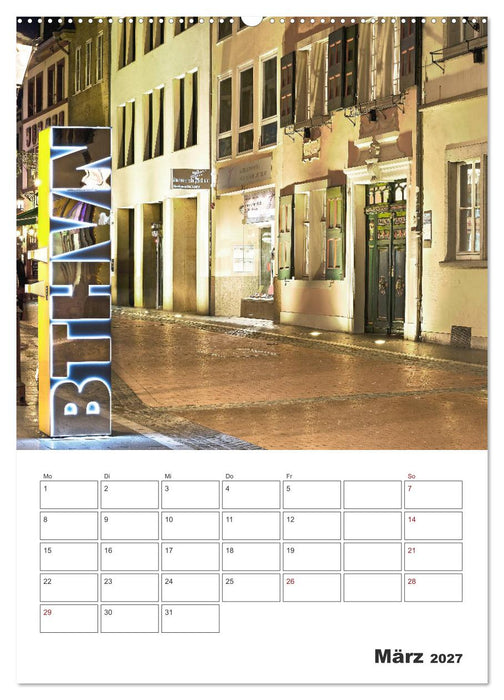 Beethovenstadt Bonn (CALVENDO Wandkalender 2027)