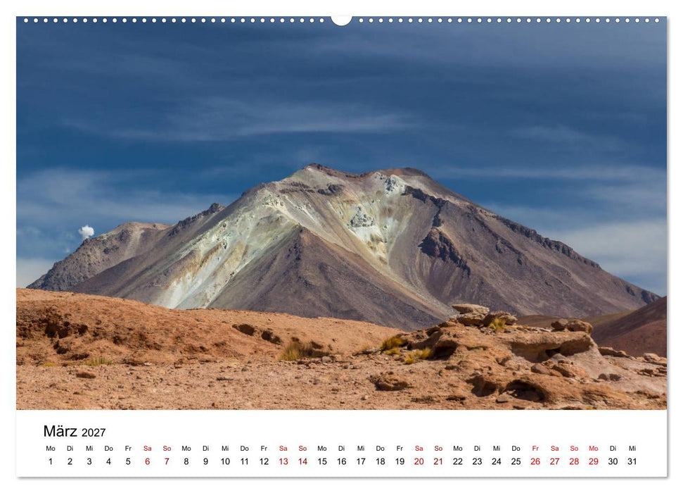 Bolivien - Einzigartige Landschaft (CALVENDO Wandkalender 2027)