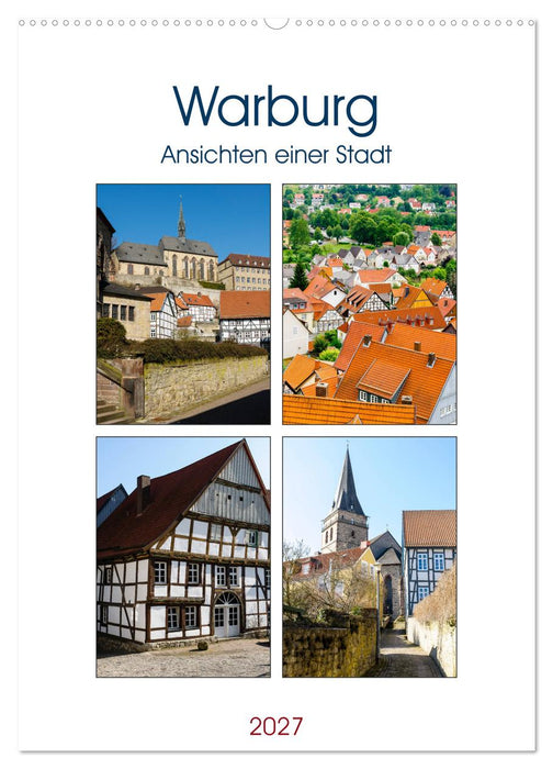 Warburg - Ansichten einer Stadt (CALVENDO Wandkalender 2027)