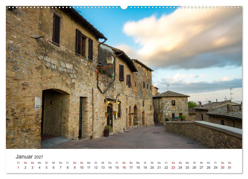 Motive der Toskana (CALVENDO Wandkalender 2027)