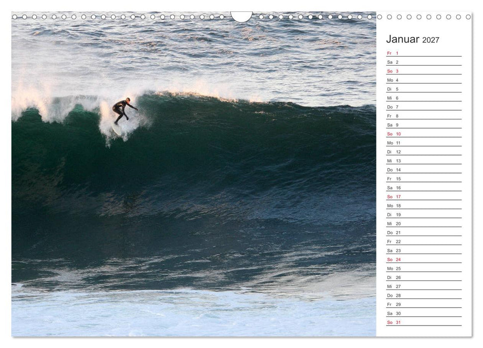 Surfen - Spaß auf den Wellen (CALVENDO Wandkalender 2027)