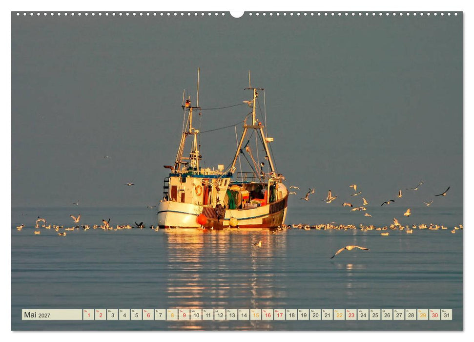 Maritime Augenblicke - Fischkutter (CALVENDO Wandkalender 2027)