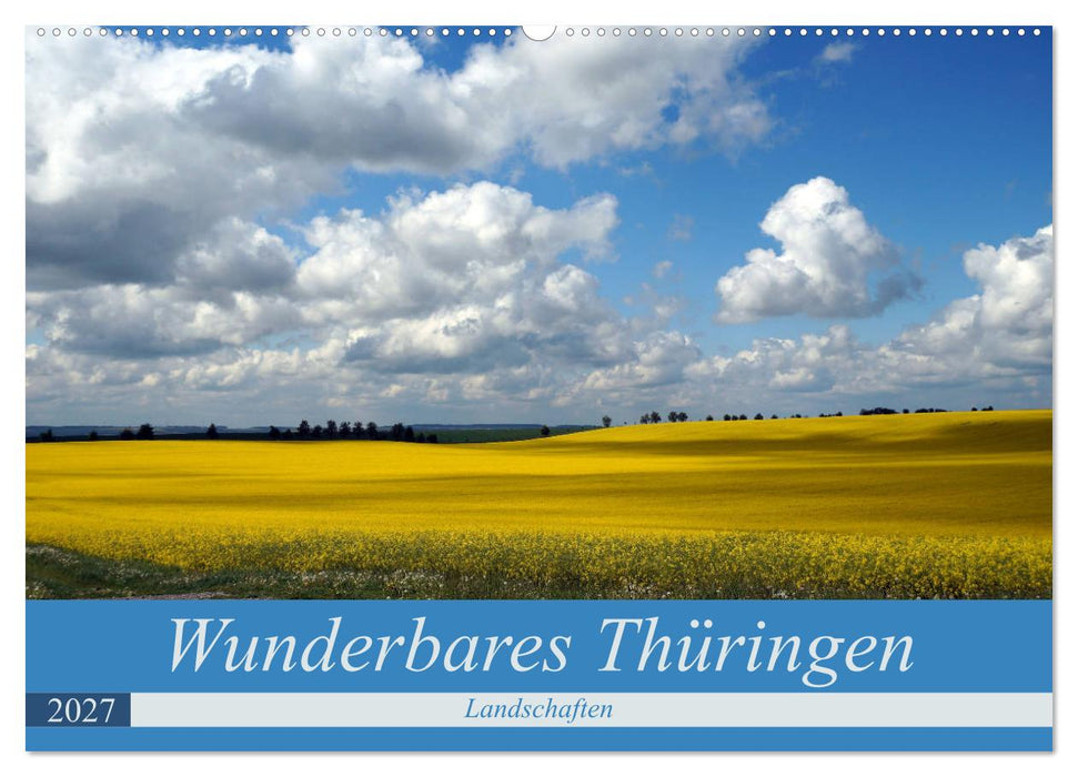 Wunderbares Thüringen - Landschaften (CALVENDO Wandkalender 2027)