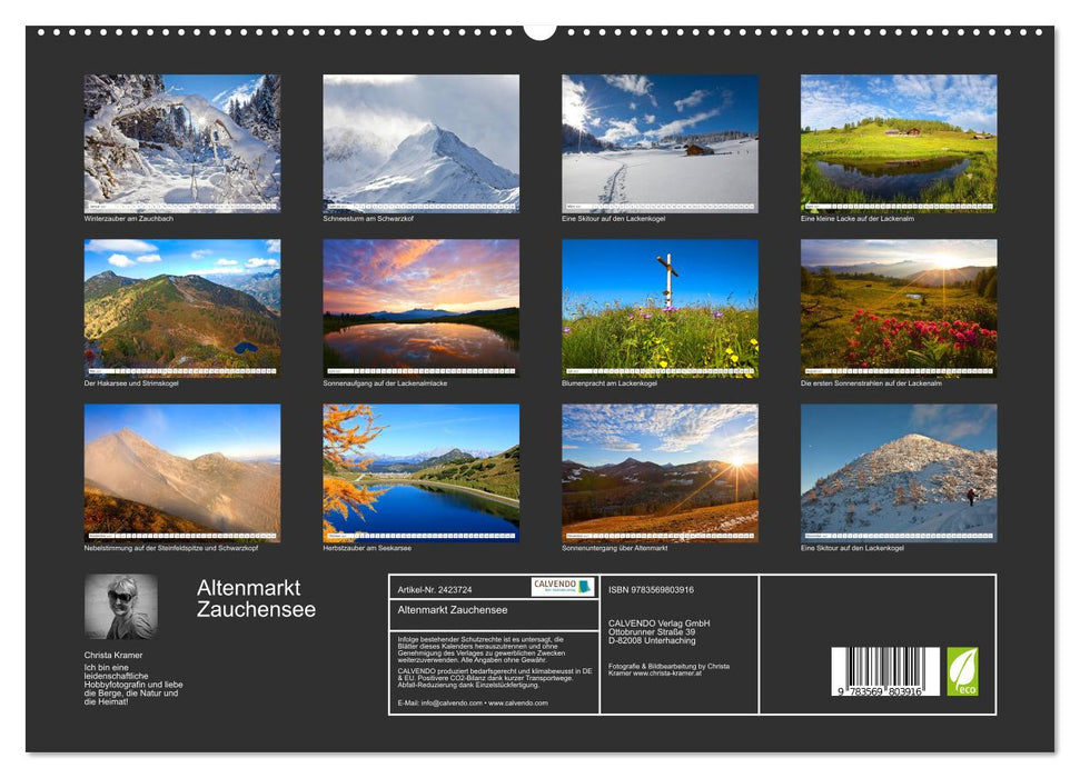 Altenmarkt Zauchensee (CALVENDO Premium Wandkalender 2027)