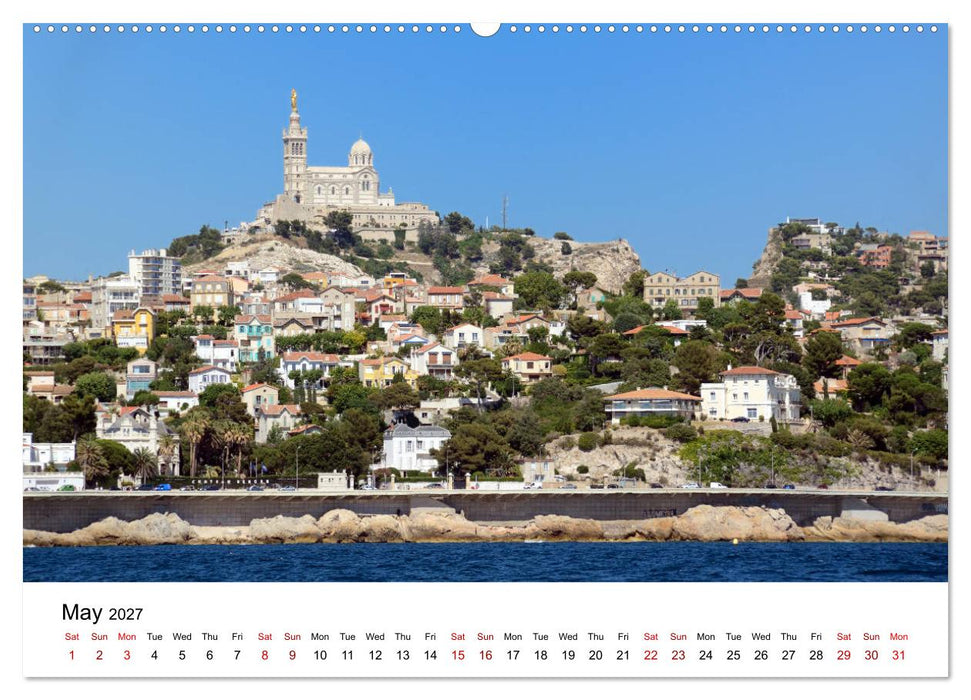 Marseille Coast and Corniche (CALVENDO Premium-Calendar 2027)