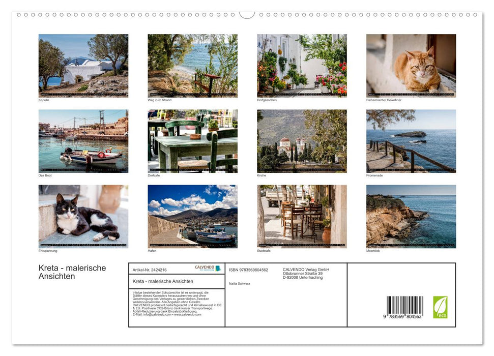 Kreta - malerische Ansichten (CALVENDO Premium Wandkalender 2027)