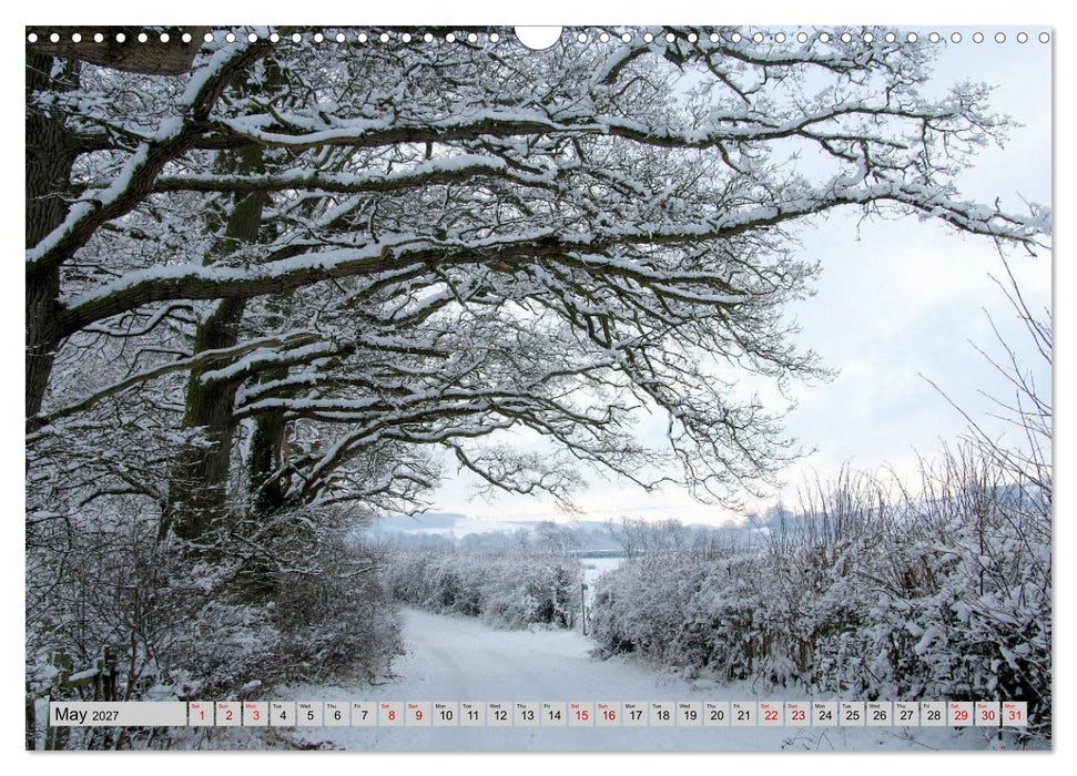 Snow Scenes (CALVENDO Monthly Calendar 2027)