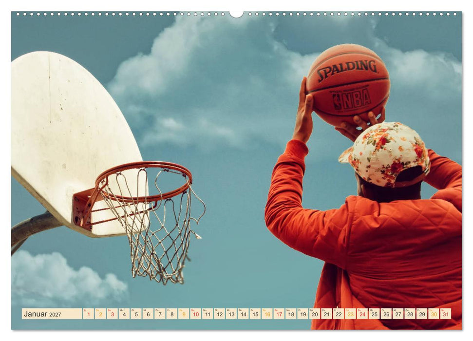 Basketball - so cool (CALVENDO Premium Wandkalender 2027)