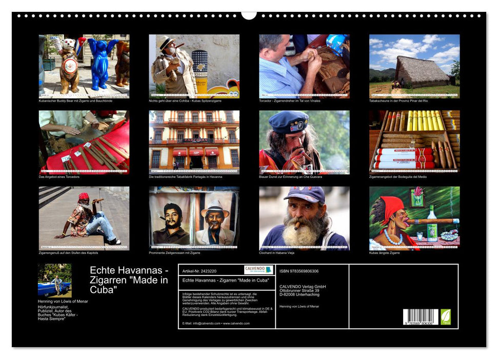 Echte Havannas - Zigarren "Made in Cuba" (CALVENDO Wandkalender 2027)