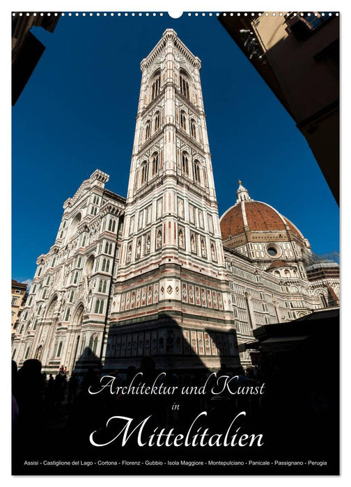 Architektur und Kunst in Mittelitalien (CALVENDO Wandkalender 2027)