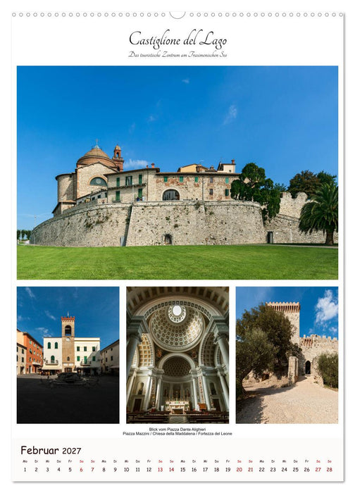 Architektur und Kunst in Mittelitalien (CALVENDO Wandkalender 2027)