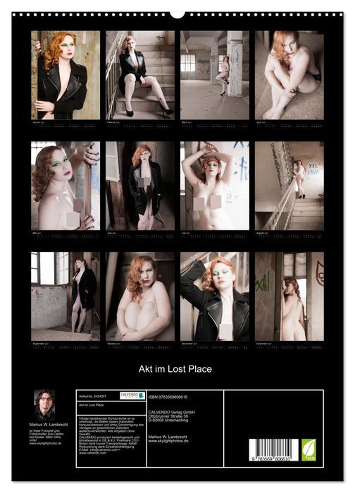 Akt im Lost Place (CALVENDO Premium Wandkalender 2027)