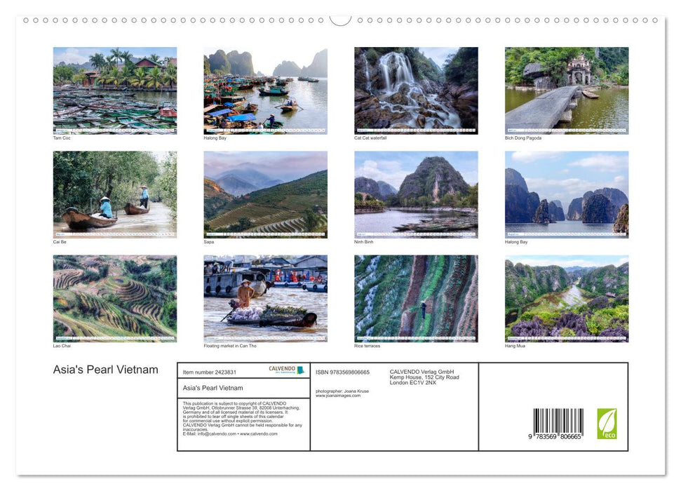 Asia's Pearl Vietnam (CALVENDO Premium-Calendar 2027)