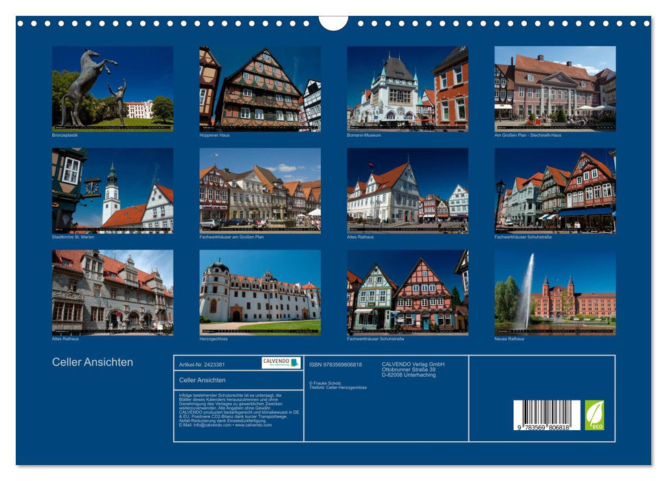 Celler Ansichten (CALVENDO Wandkalender 2027)