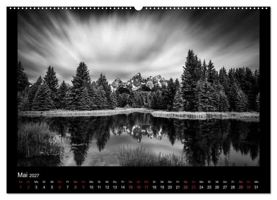 Soultouch - Schwarzweiß Landschaften, die die Seele berühren (CALVENDO Premium Wandkalender 2027)