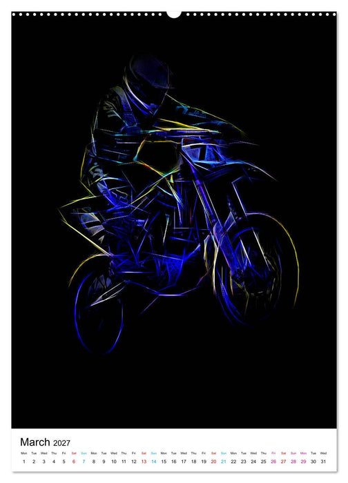 Electrifying Motorcross (CALVENDO Premium-Calendar 2027)