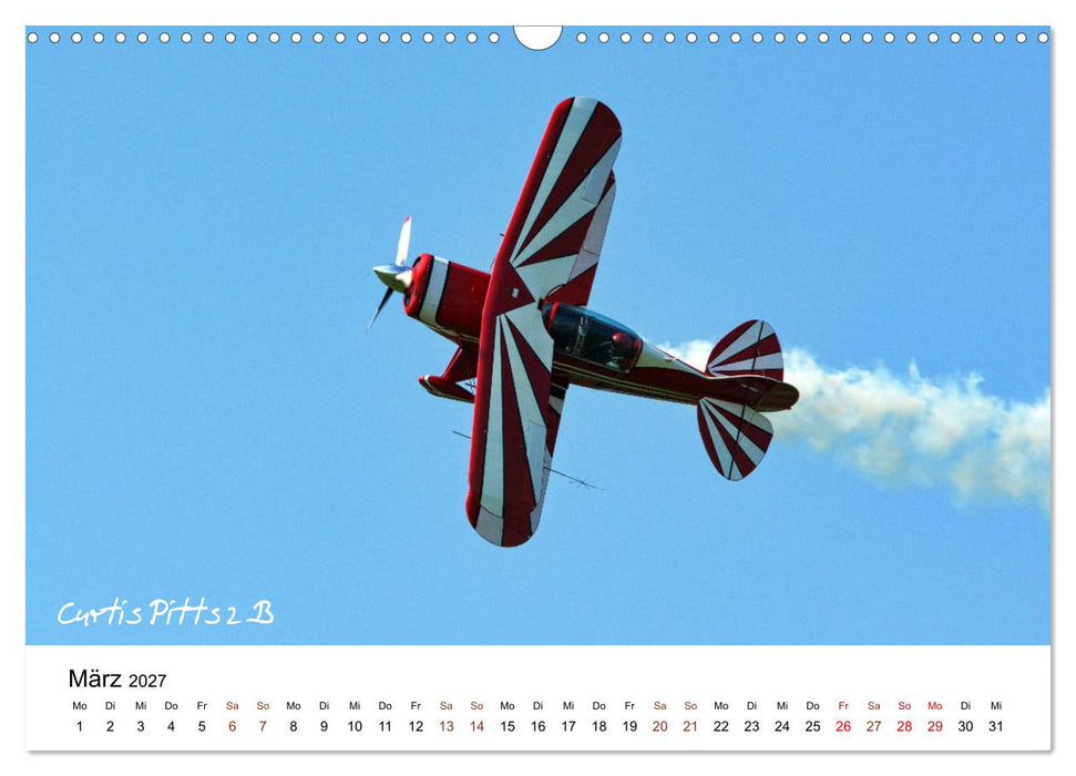 Faszination Kunst- und Segelflug (CALVENDO Wandkalender 2027)