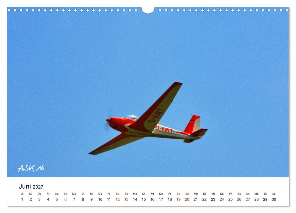 Faszination Kunst- und Segelflug (CALVENDO Wandkalender 2027)