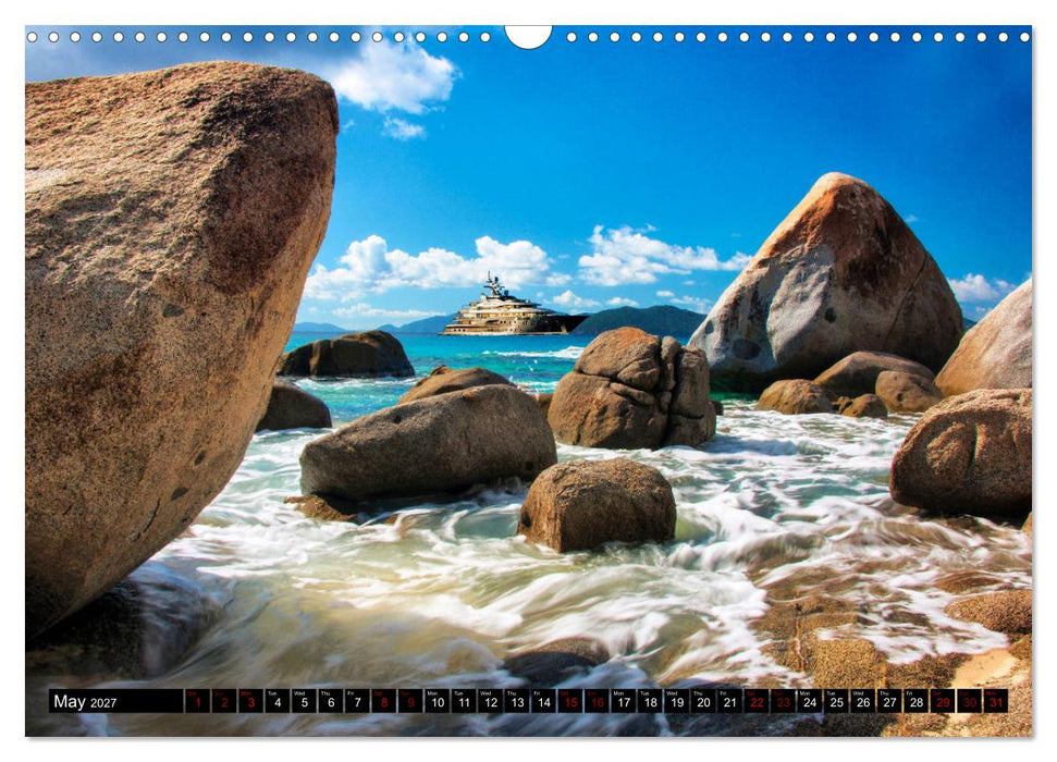 SUPERYACHTS (CALVENDO Monthly Calendar 2027)