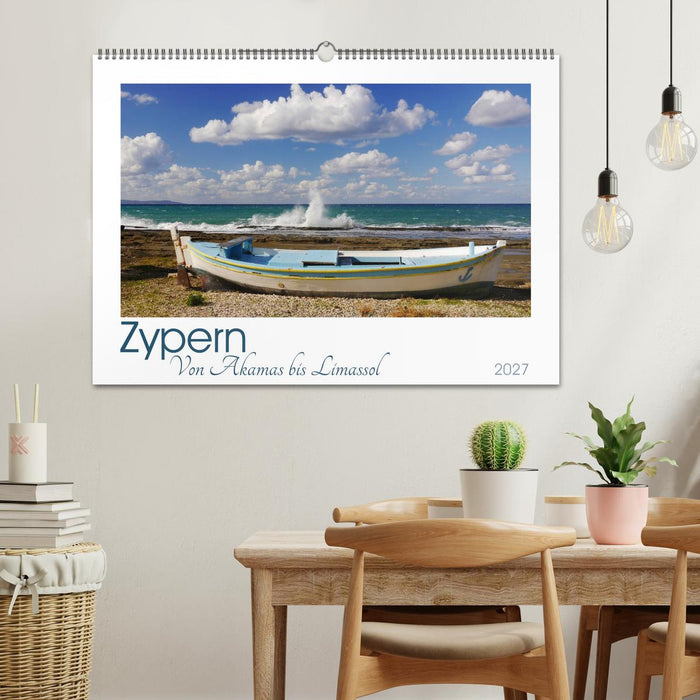 Zypern. Von Akamas bis Limassol (CALVENDO Wandkalender 2027)