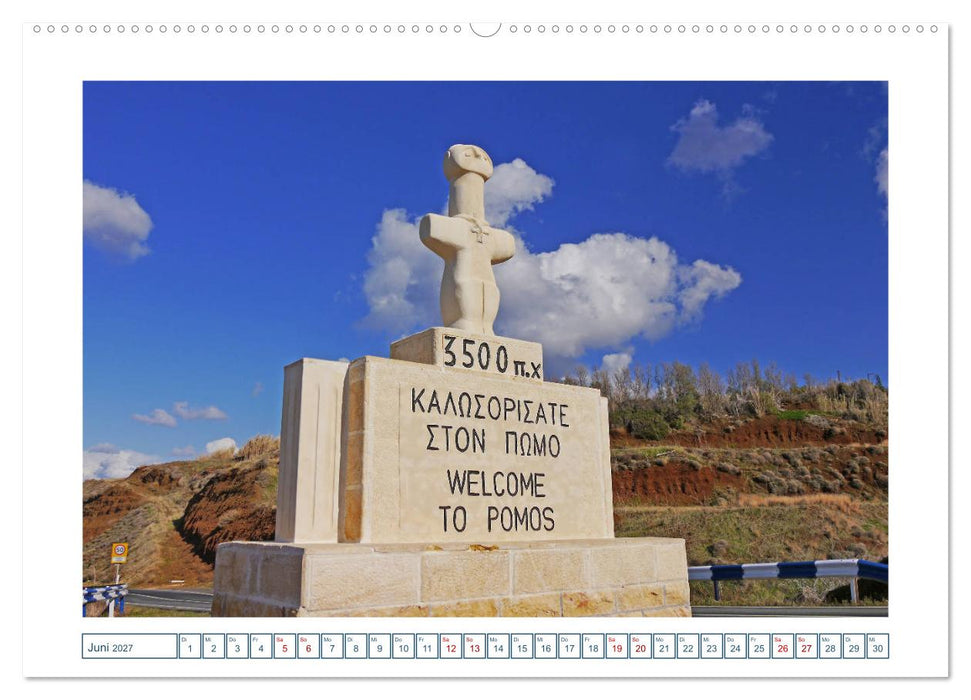 Zypern. Von Akamas bis Limassol (CALVENDO Wandkalender 2027)