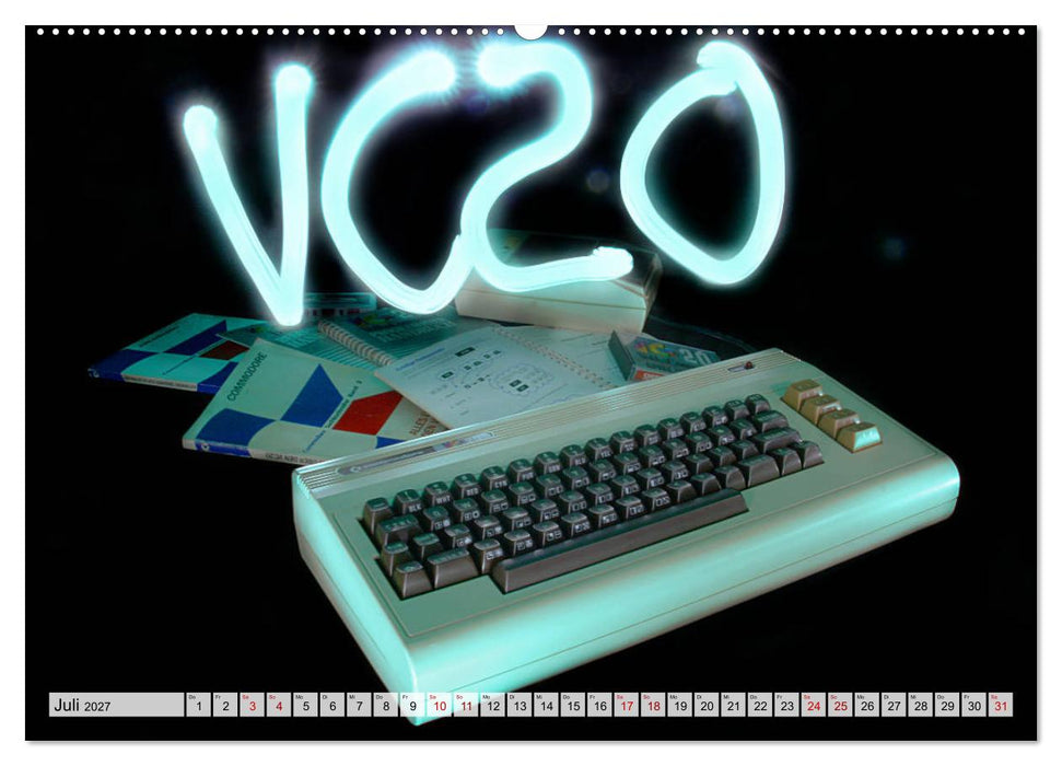 Computer der 80er (CALVENDO Premium Wandkalender 2027)