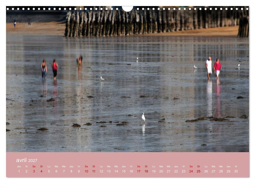 Sillonnez la plage (CALVENDO Calendrier mensuel 2027)