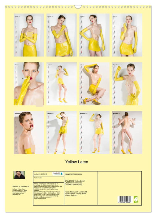 Yellow Latex (CALVENDO Wandkalender 2027)