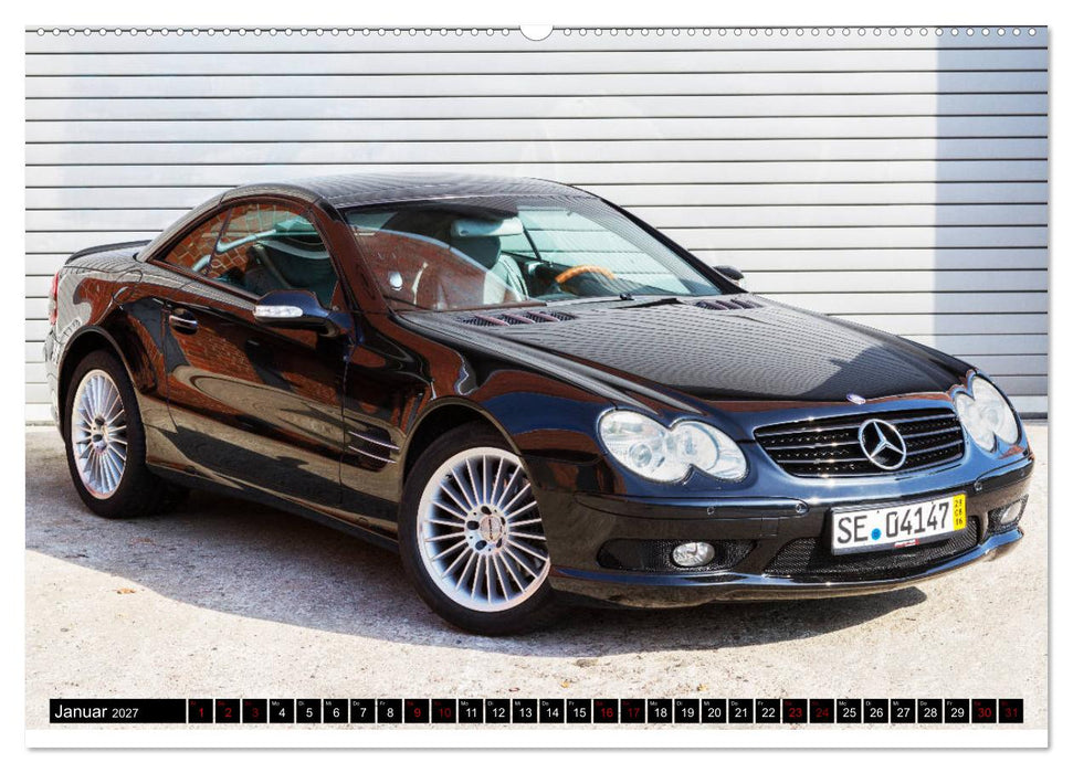 Mercedes SL R230 - Ein Denkmal auf Rädern (CALVENDO Wandkalender 2027)