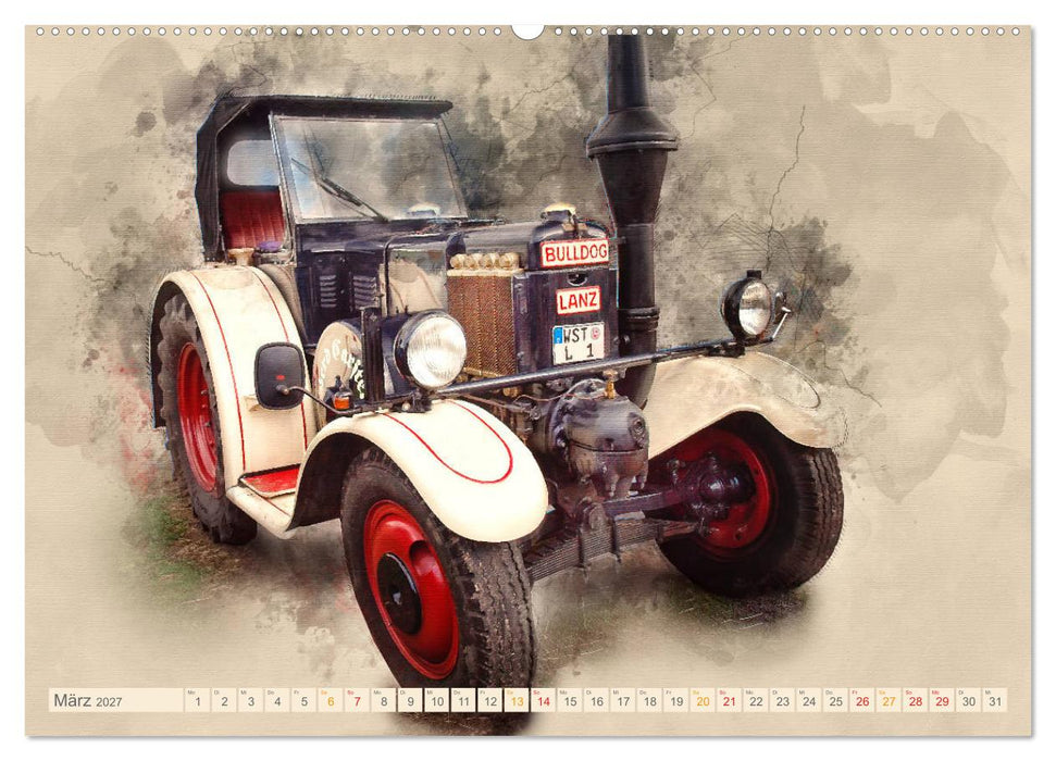 Traktoren für Liebhaber (CALVENDO Wandkalender 2027)