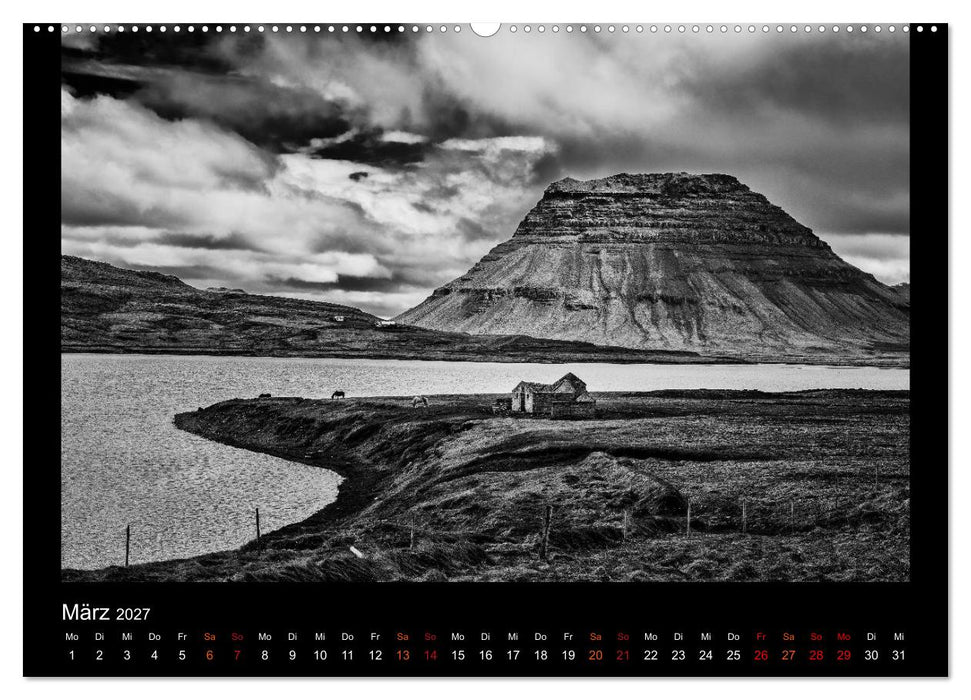 Soultouch - Schwarzweiß Landschaften, die die Seele berühren (CALVENDO Wandkalender 2027)