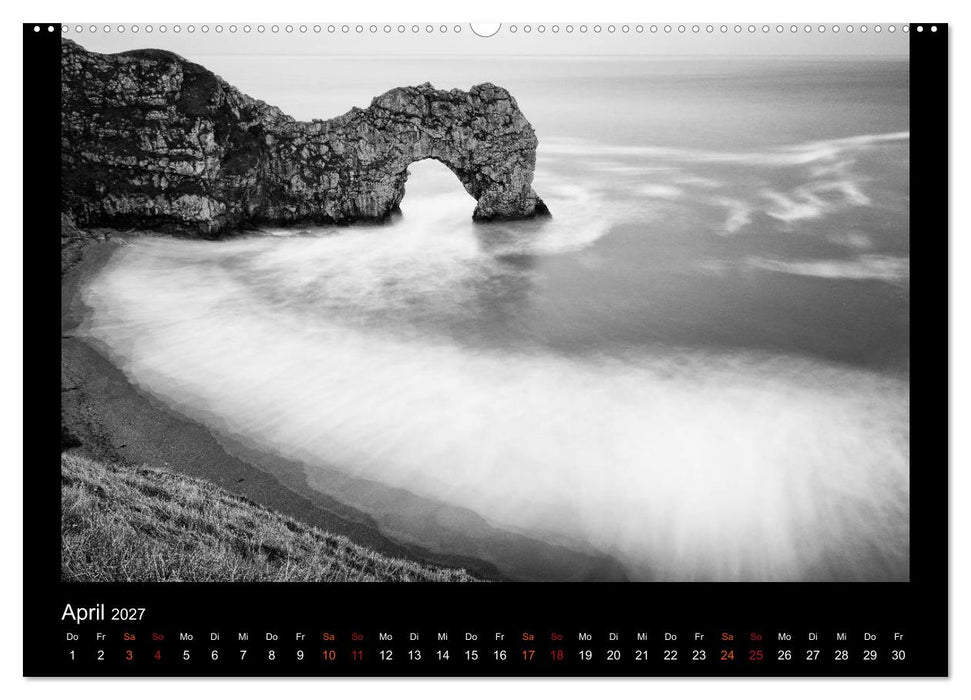Soultouch - Schwarzweiß Landschaften, die die Seele berühren (CALVENDO Wandkalender 2027)